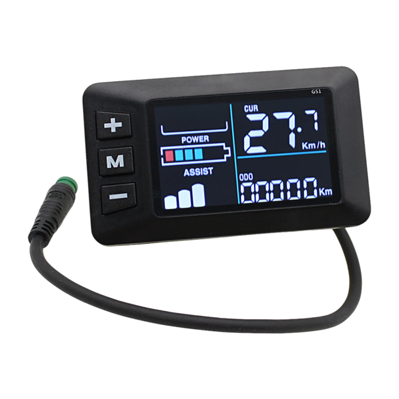G51 Electric Bike Scooter Speedometer with 5 Core LCD Display Bike Computer E-Bicycle Display Screen for 24V 36V 48V Vehicles view 4