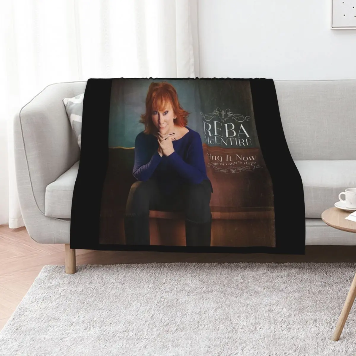 Sing it now songs of faith hope Throw Blanket Weighted Large Flannel Fabric Moving anime Multi-Purpose Blankets