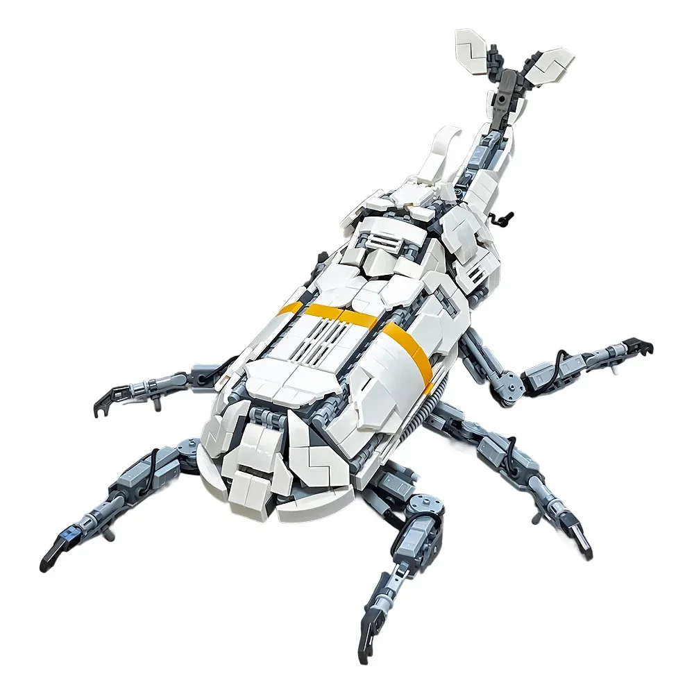 

MOC White Mech - White Mechanical Beetle Building Blocks