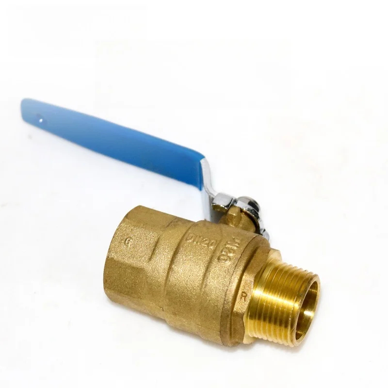 

Медный шаровой кран с внутренней и внешней резьбой 1/4 дюйма 1/2 дюйма 1 дюйм Утолщенный водопроводный клапан Управление потоком воздуха, воды, масла, сантехнический фитинг