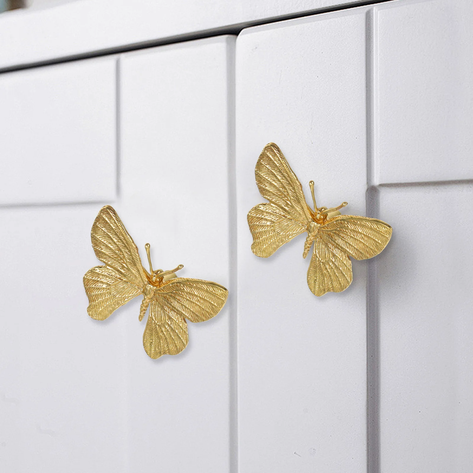 

Butterfly Brass Cabinet Handle Decorative Vintage Drawer Pull Kitchen Cabinet Handle Pulls for Furniture Drawers