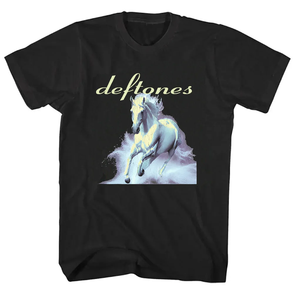 Deftones Rock Band Printing Tshirts Men Women Clothes Casual Short Sleeve Comfortable T-shirt Unisex Streetwear Graphic Tees Top