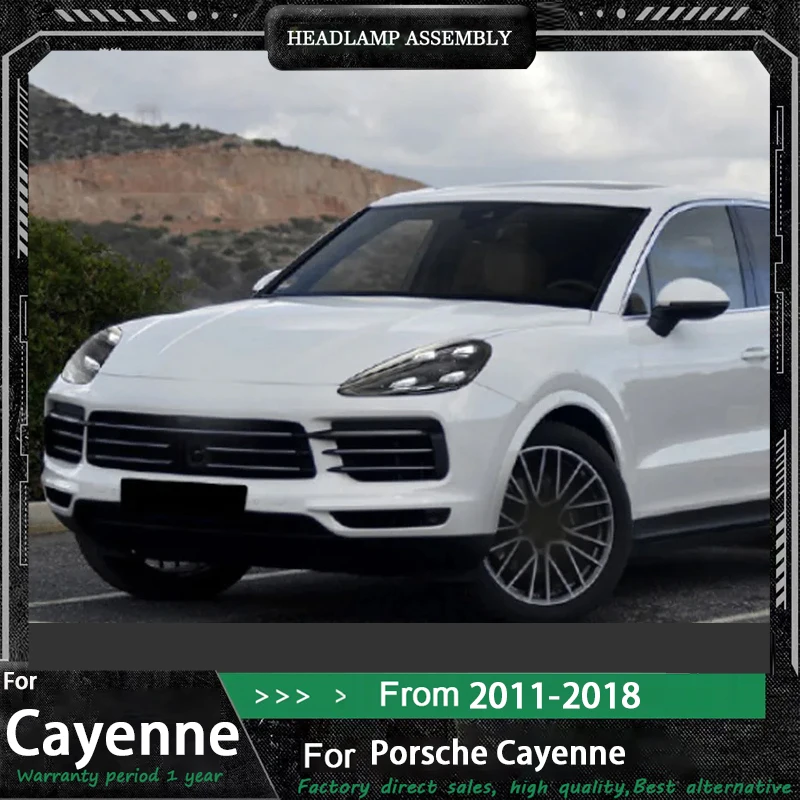 

Led Lights For Porsche Cayenne Headlights 2011-2018 958.1 958.2 Full LED Headlight DRL Car Accessories Upgrade Head Lamp Styling