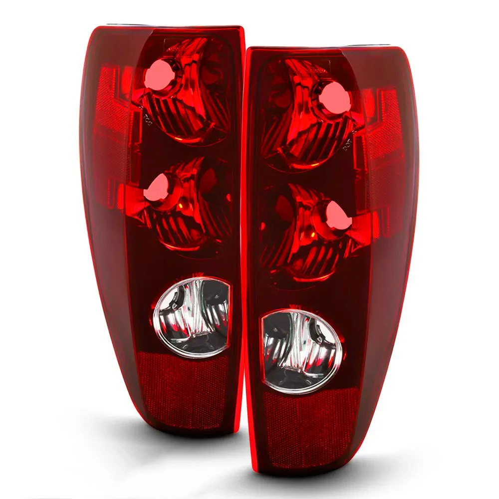For Chevrolet Colorado 2004-2012 Brake Lamps Left+Right Tail Light Rear Lamp With Bulbs