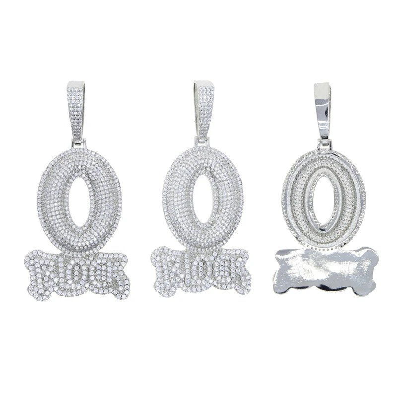 

Мужской кулон в стиле хип-хоп Sle с цирконием, новая мода, ювелирные изделия из сплава, встроенный искусственный драгоценный камень