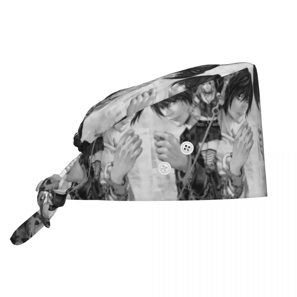 Casquette chirurgicale unisexe ajustable Ryuk de l'anime Death Note pour médecins, infirmiers et dentistes