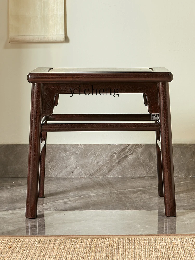 Yy Rosewood Furniture Square Stool Rosewood Rectangular Stool Home Shoe Changing Stool