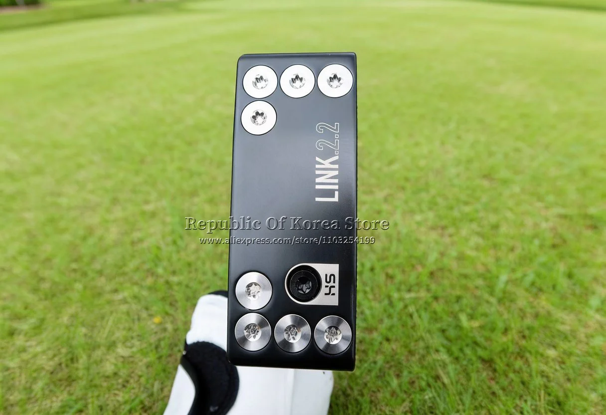 New Black HS LINK 2.2 Golf Putter Black Zero Torque Putter 33 34 35 36 inch ACCRA Shaft With Head Cover link 2.2 putter