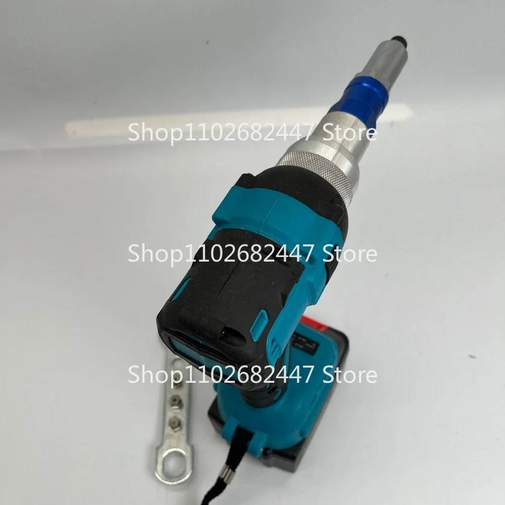 For Makita 21V Battery Electric Riveter Gun Brushless Screwdriver Applicable Rivet 2.4-4.8mm Wireless Riveting Tool (No Battery)