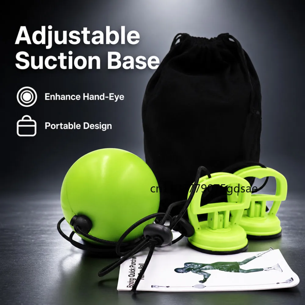 Ballon de vitesse de boxe suspendu en cuir PU, ballon de réflexe de boxe, sac de frappe anti-stress, équipement de boxe