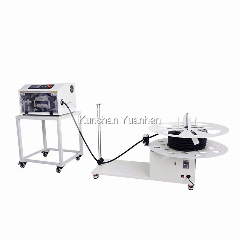 YH-FGQG01 Automatische gewundene Rohrschneidemaschine + Rohrzuführmaschine