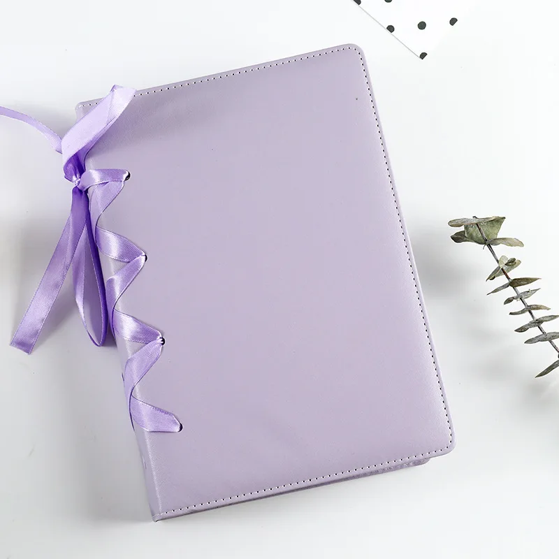 A5  Kpop Photocard Binder with 40 Pack 4-pocket Card Pages PU Leather Photo Album Binder Book for Organizing K-pop Photocards