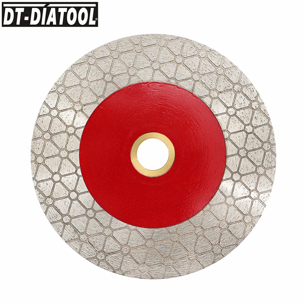 DT-DIATOOL-Diamond Cutting Disc, Grinding Saw Blades for Tile Ceramic Marble Stone, Diameter 115mm, 125mm, 1Pc