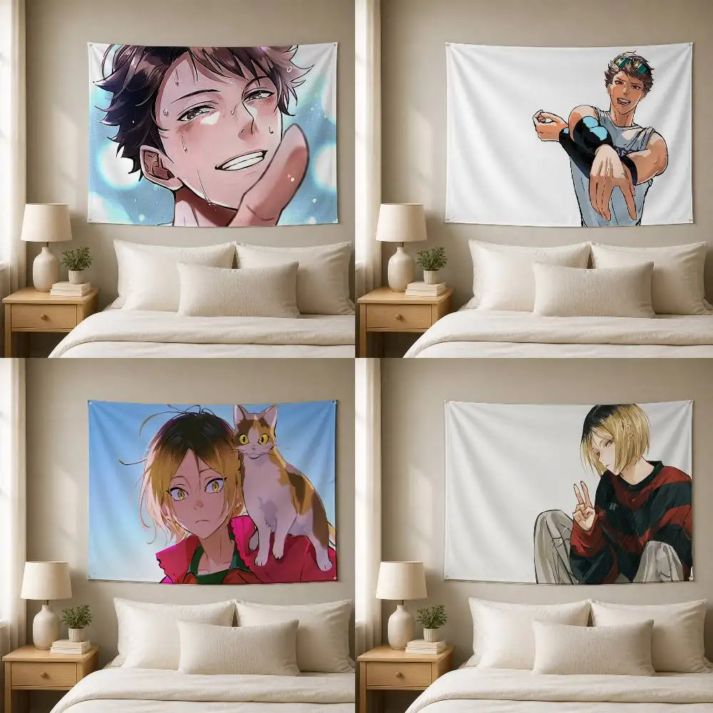 H-Haikyuu-u Decorative Wall Flag Banner for Home Garden Garage Indoor Outdoor Decor