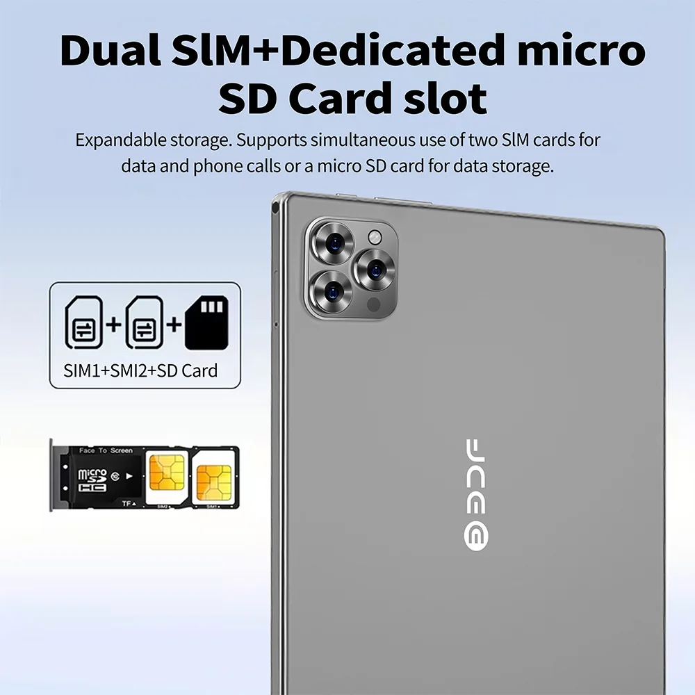 تابلت 10.1 بوصة يعمل بنظام Android 13، 6 جيجابايت + 128 جيجابايت، وحدة المعالجة المركزية ثماني النواة، يدعم الكاميرات المزدوجة 5 ميجابكسل + 13 ميجابكسل، بطاقات SIM المزدوجة، بطارية 6000 مللي أمبير في الساعة