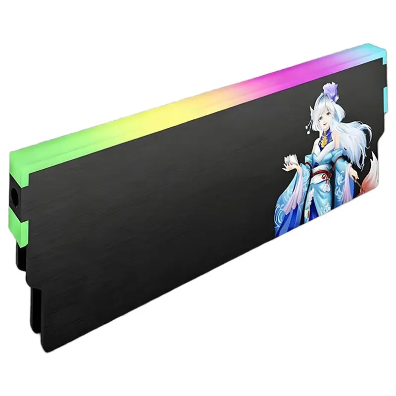 

For Desktop DDR3 4 5 ARGB Computer RAM Memory Heatsink Cooler Memory Stick Armor Vest 5V ARGB MOBO AURA SYNC