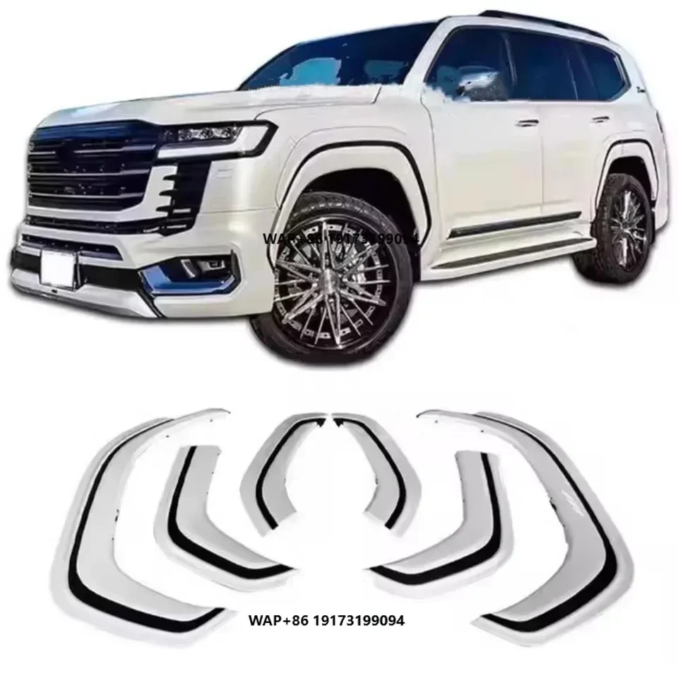 

For-Toyota Land Cruiser LC300 Modified Car Fender Flares ABS Arch Wheel Eyebrow Wheel Protector Guard Car Accessories