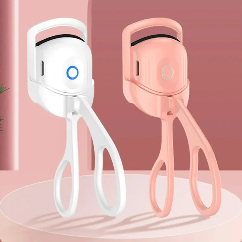 Portable Electric Eyelash Curler Thermal USB Charging Fast Heating Long Lasting Lash Clip for Quick Beauty Regimen