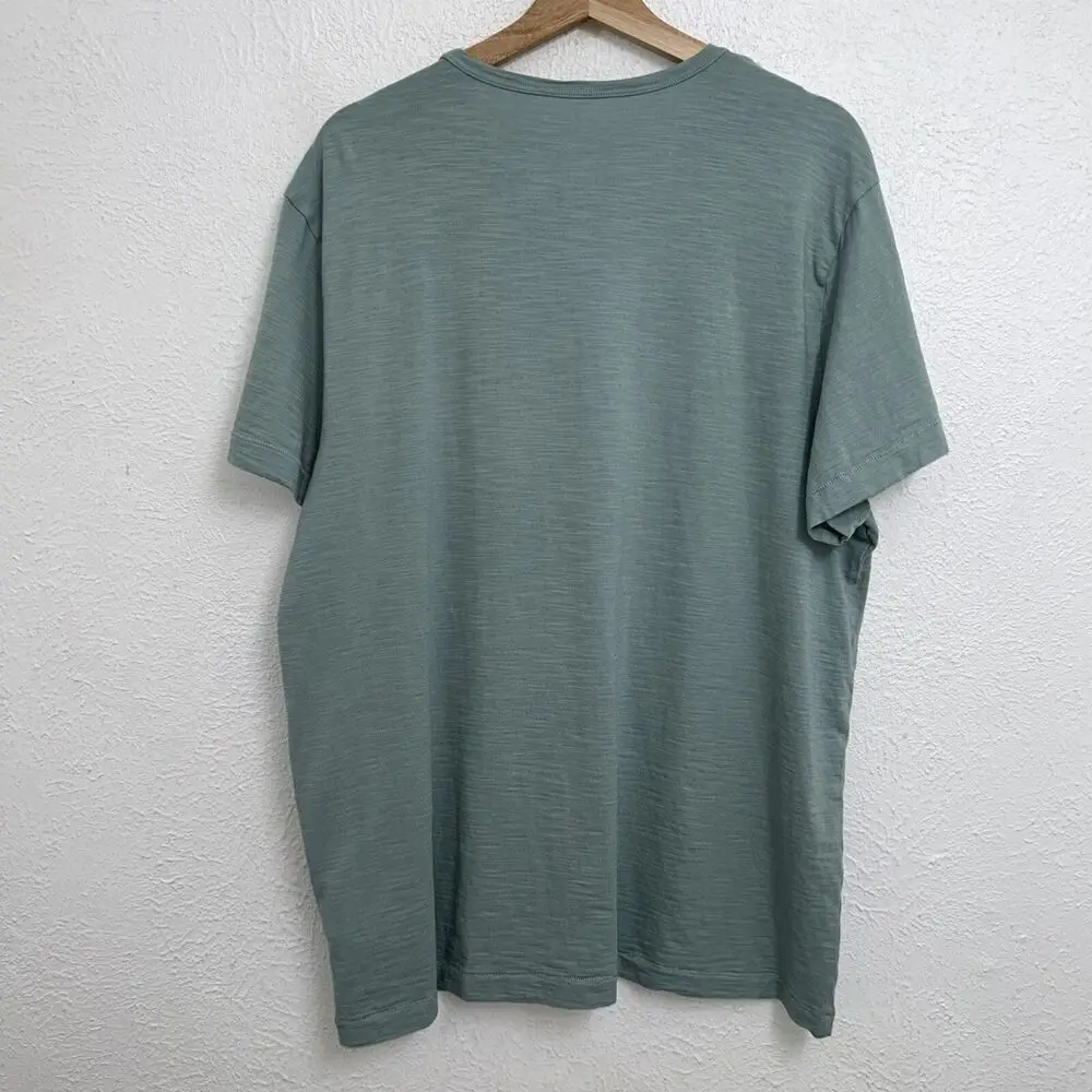 Outerknown Saltwater Slub Pocket Tee Green T-Shirt Short Sleeve Size XL