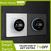 MOES Tuya ZigBee Smart Knob Thermostat App Remote Control Customized Star Ring Series Temperature Controller Energy Smart Switch