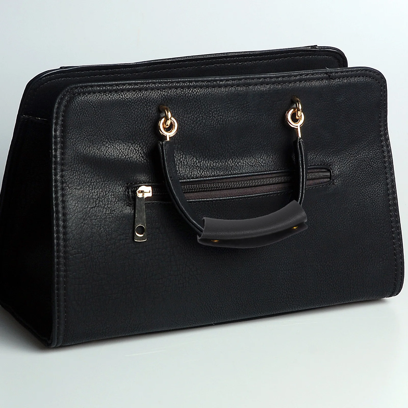 

PU Handbag Handle Wrap Black Protective Sleeve Cover Durable Elastic Teaching Equipment Bag Accessories Travel Fashion