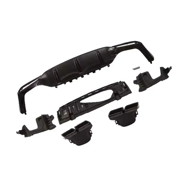 

Подходит для Mercedes-Benz 4-дверного E-Class W213 2016-2020 гг., модифицированный комплект заднего диффузора для губ в стиле E63