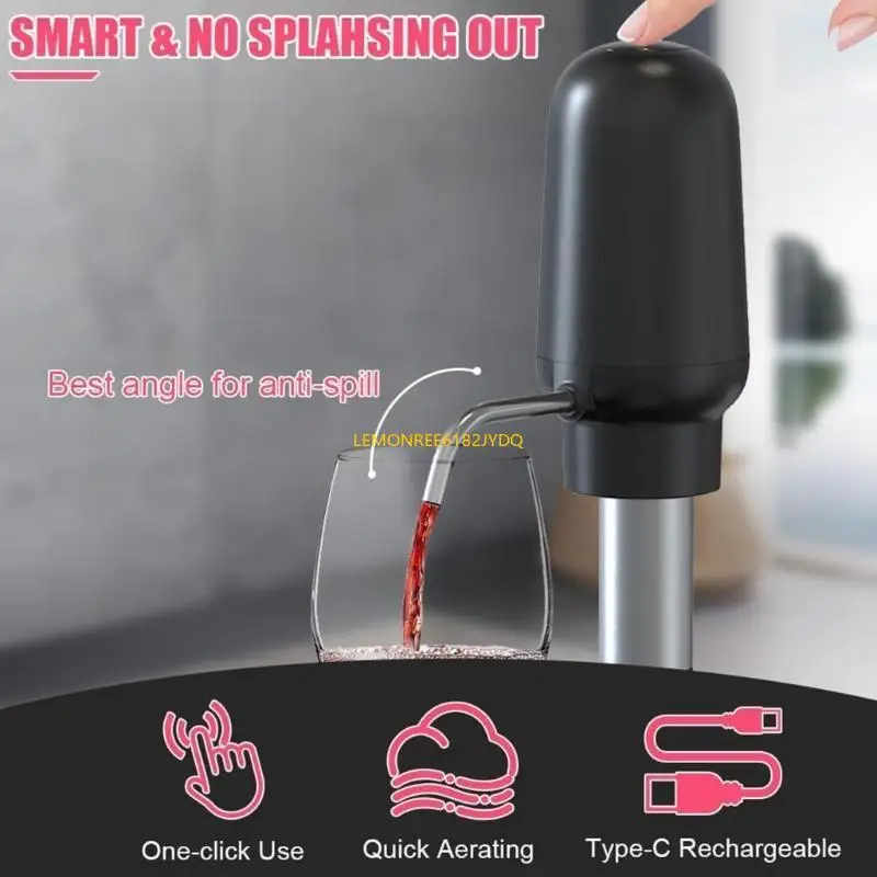 

M7DF Electric Wine Pourer и аэраторский аэраторский винный графин вино