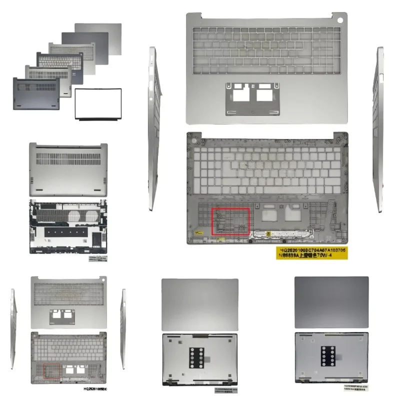 For D16 MCLF-16 MCLG-08-23model LCD Screen Top Cover, Screen Bezel, Palm Rest, Bottom Case, Hinge, Keyboard ABCD Shell Case