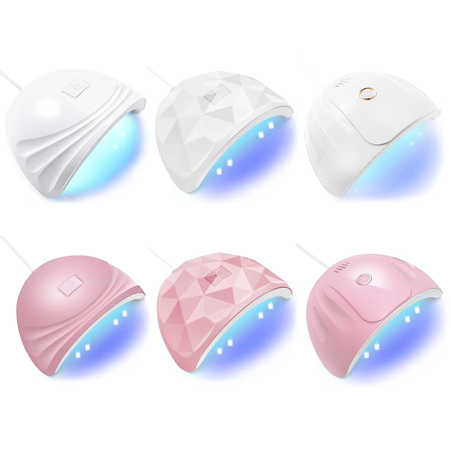 LULAA-Lámpara de uñas UV USB, Máquina secadora de uñas, lámpara LED UV para el hogar, lámpara de manicura para Gel, temporizador inteligente, luz solar, herramientas de arte de uñas