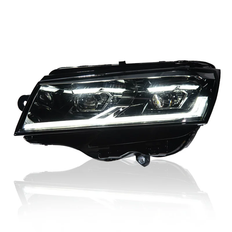 Headlight Assembly Upgrade For Volkswagen Multivan T6.1 2019-2021 Featuring LED Projectors LED DRL And Turn Signal Front Light
