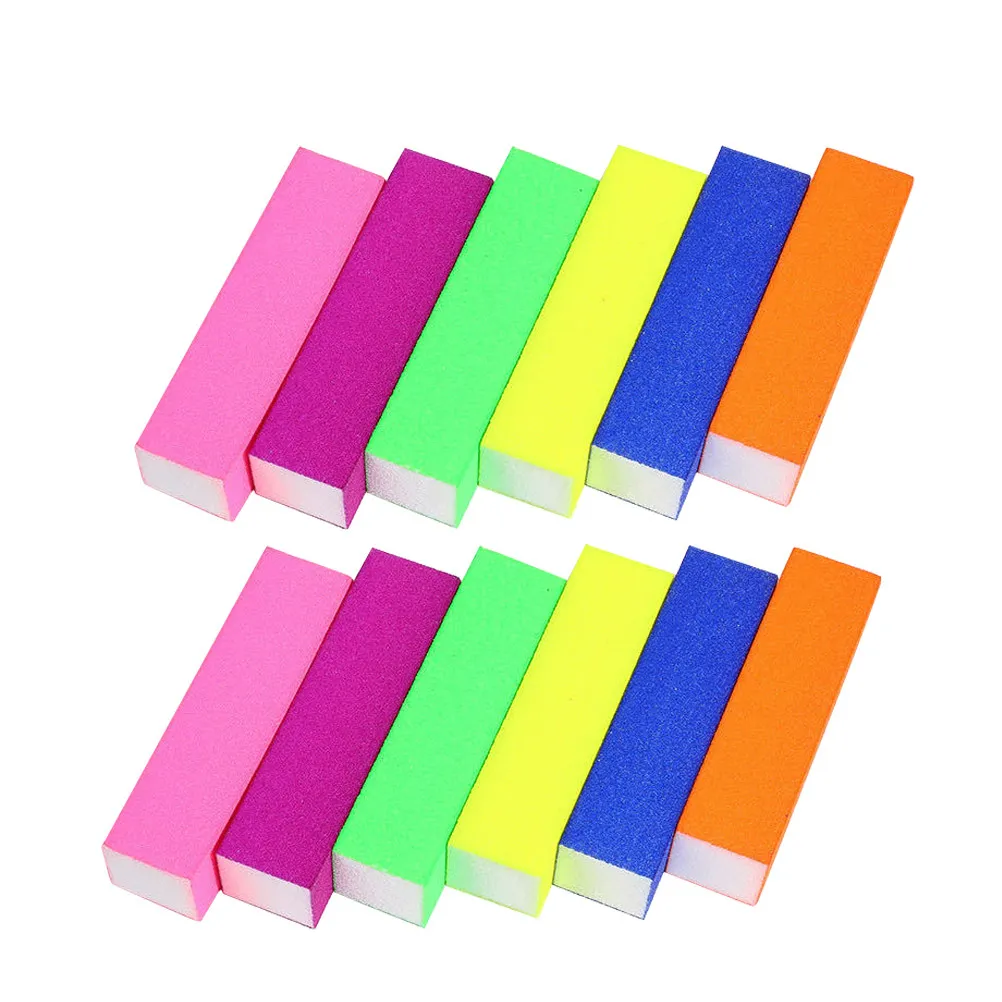 

12Pcs Nail Polishing Files Sponge Buffing Blocks for Quick Shine and Edge Control Gentle on Nails Manicure Pedicure Tool Set
