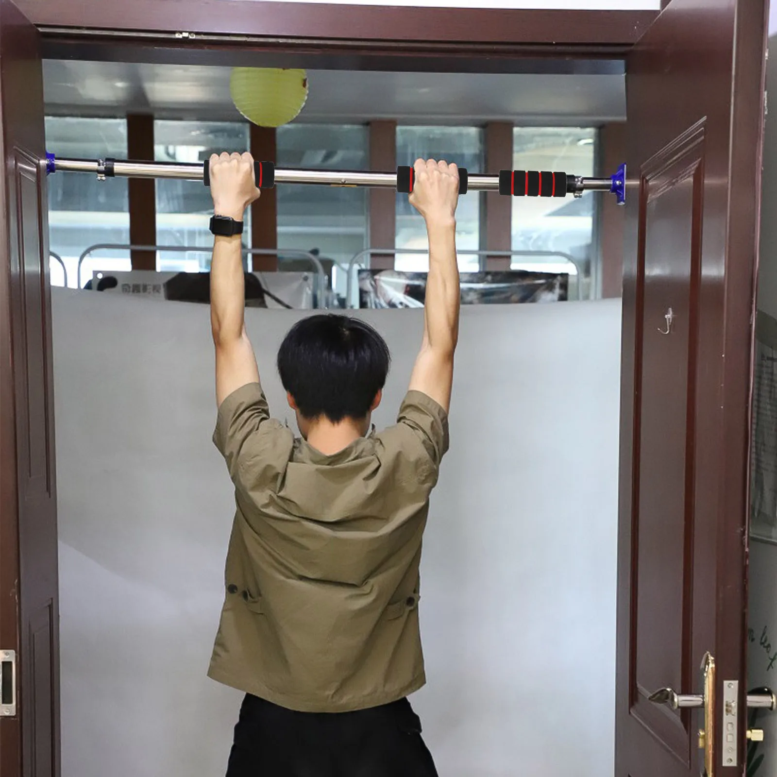 

3Pcs Single Bar Foam Handlebar Cover Antiskid Grip Pad Gym Barbell Squat Weight Bar Protection Door Frame Protector