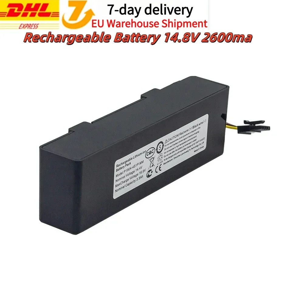 Rechargeable Battery 14.8V 2600mah For Xiaomi 2S Mijia STYTJ02YM Sweeping Mopping Robot And For Haier JX37 Vacuum Cleaner