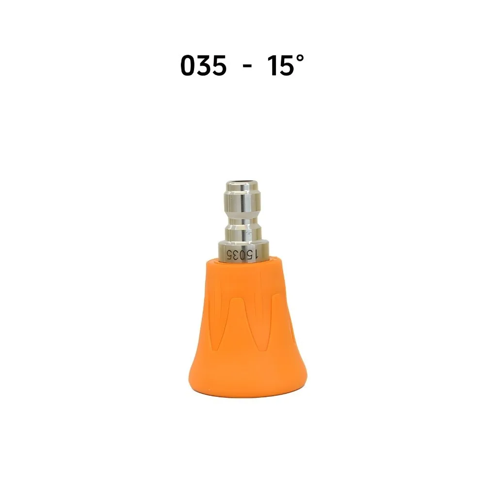 

0° 15° 25° 40° Car Wash Nozzle Stainless Steel Splash Proof High Pressure Water Spray Nozzle Sector Rubber Arm Washer Tips