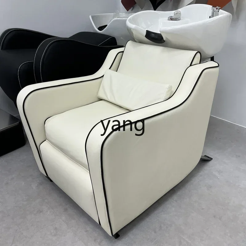 

LMM semi-lying shampoo bed simple hair salon special barber shop sitting flush bed