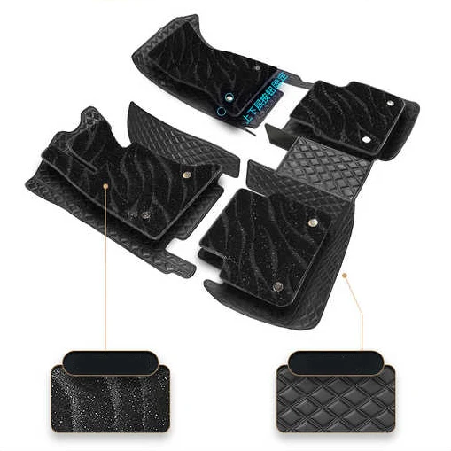For Chevrolet Captiva 2006-2022 Years Tracker Auto Carpets Double Layer Custom Car Floor Mats Coche Accessories Floor Liners