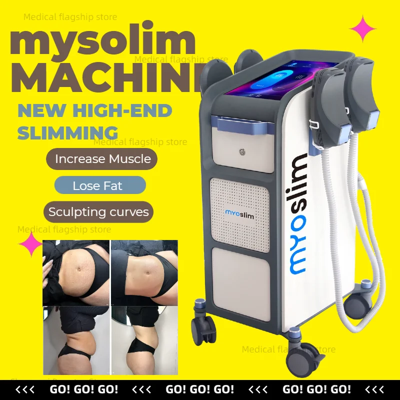 

Электрический портативный аппарат Myoslim Body Slim Sculpt для стимуляции мышц и удаления жира, 6500 Вт, Hi-EMT RF, для похудения, электромагнитный
