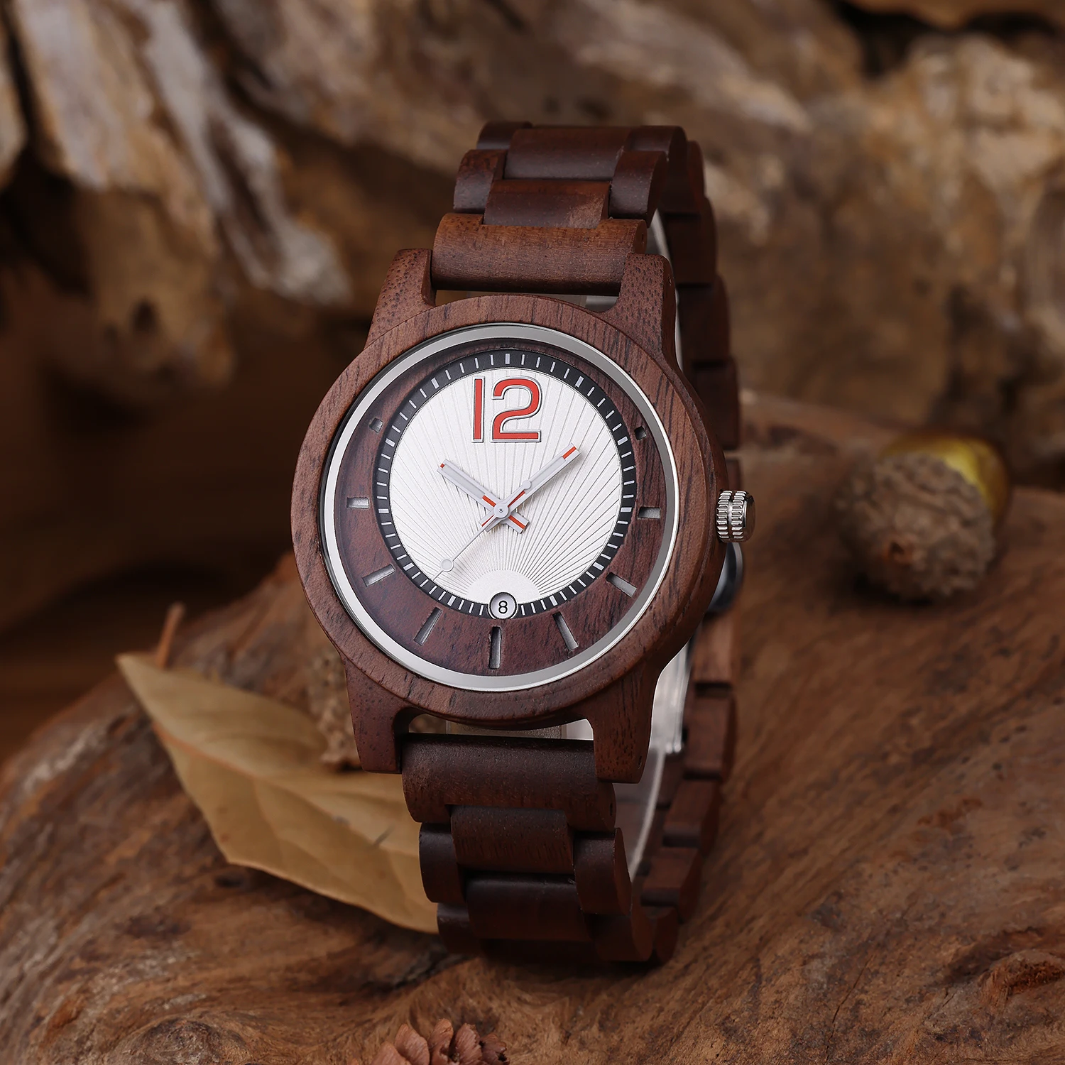 Прямая доставка, креативные мужские часы из натурального дерева, бамбуковые часы ручной работы, новые модные мужские и женские деревянные браслеты, кварцевые наручные часы