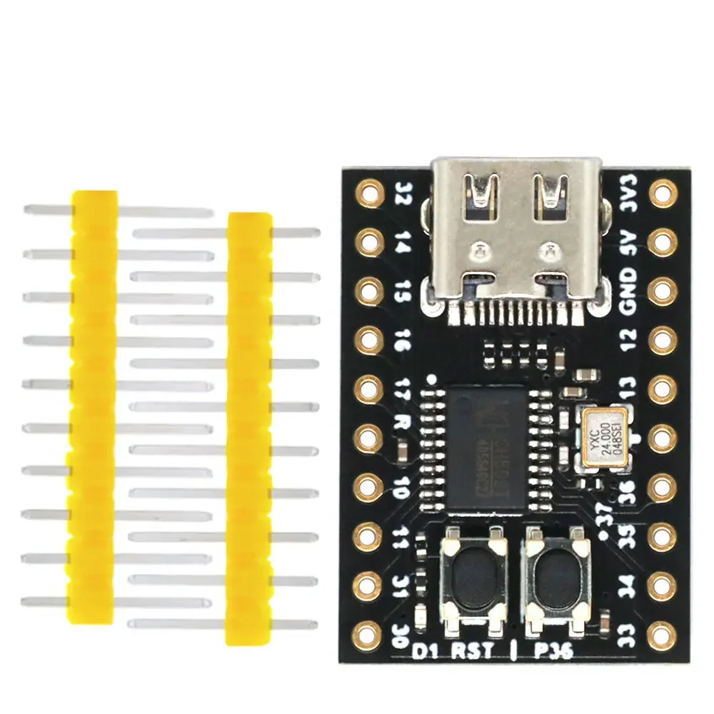 Compact CH552G USB-C Development Board – MCS51 Core for Arduino & 8051 Minimum System Projects
