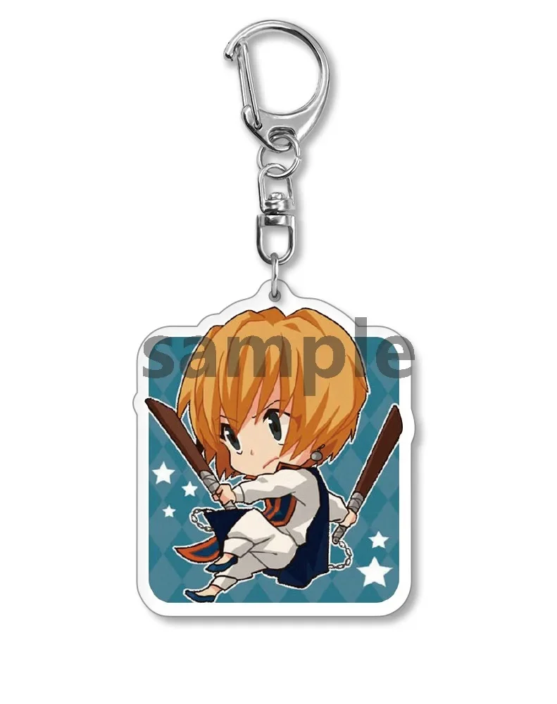 New Hunter X Hunter Anime Killua Zoldyck Kurapika Key Chains Q Cartoon Keychain Cosplay Plastic Pendant Keyring