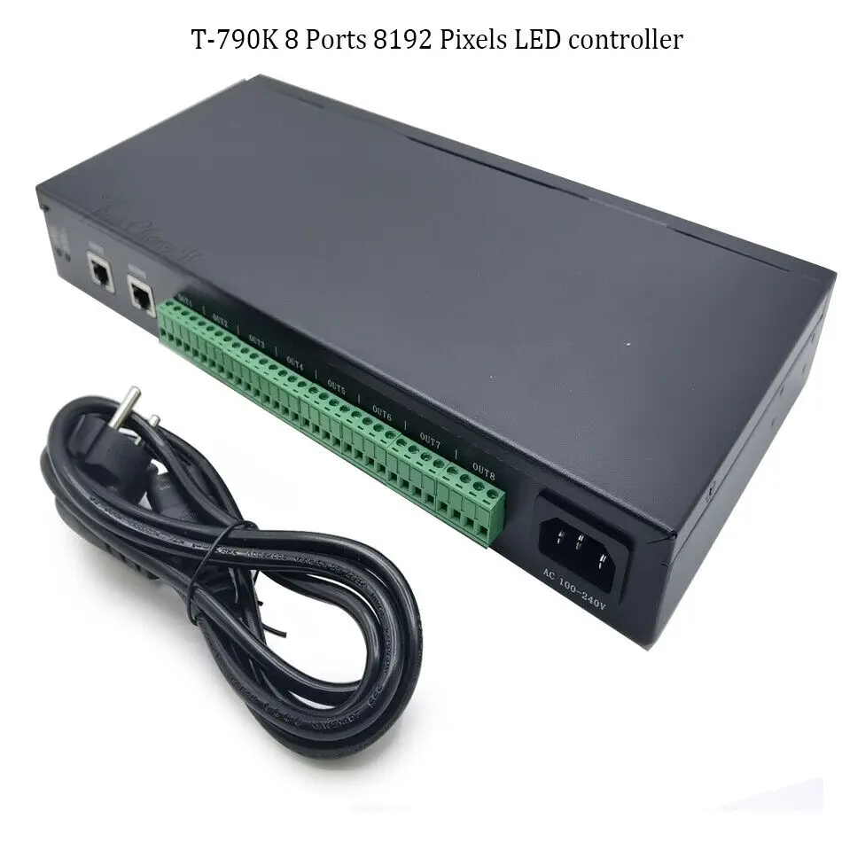 led Pixel contorller K-1000C,K-4000 K-8000C T-790K SK6812 WS2812B WS2811 WS2818 WS2813 WS2801 LED Pixels Program Controller
