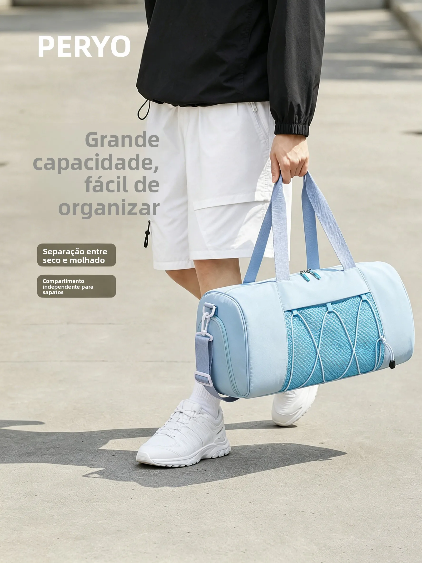 pirui-sport-fitness-bag-large-capacity-unisex-handheld-short-trip-travel-bag-separate-shoes-dry-wet-luggage-bag
