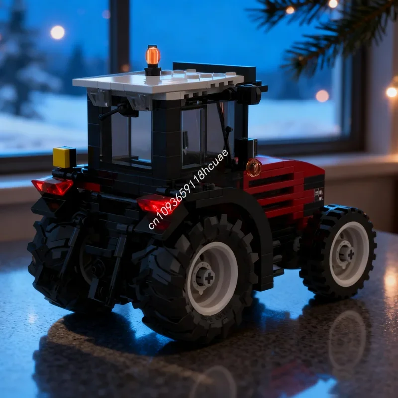 317pcs MOC SAME Titan Farm Tractor City Farmed Model Building Toy Blocks Festival Gift Construction Idea Brick Birthday