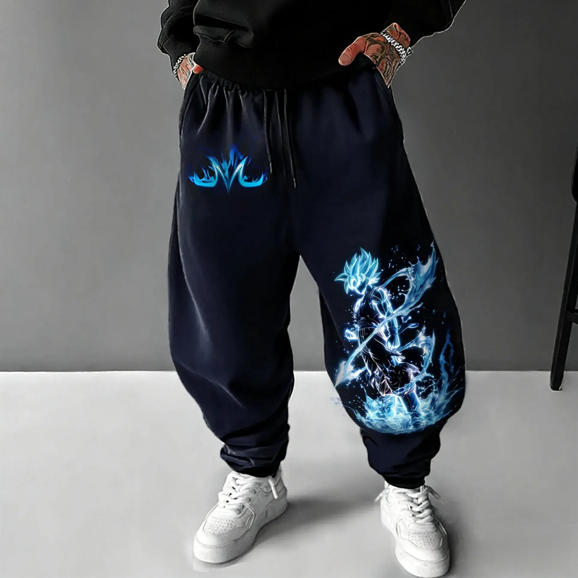 

Dragon Ball Goku разноцветные весенне-летние мужские и женские модные спортивные спортивные штаны больших размеров, свободные и удобные брюки