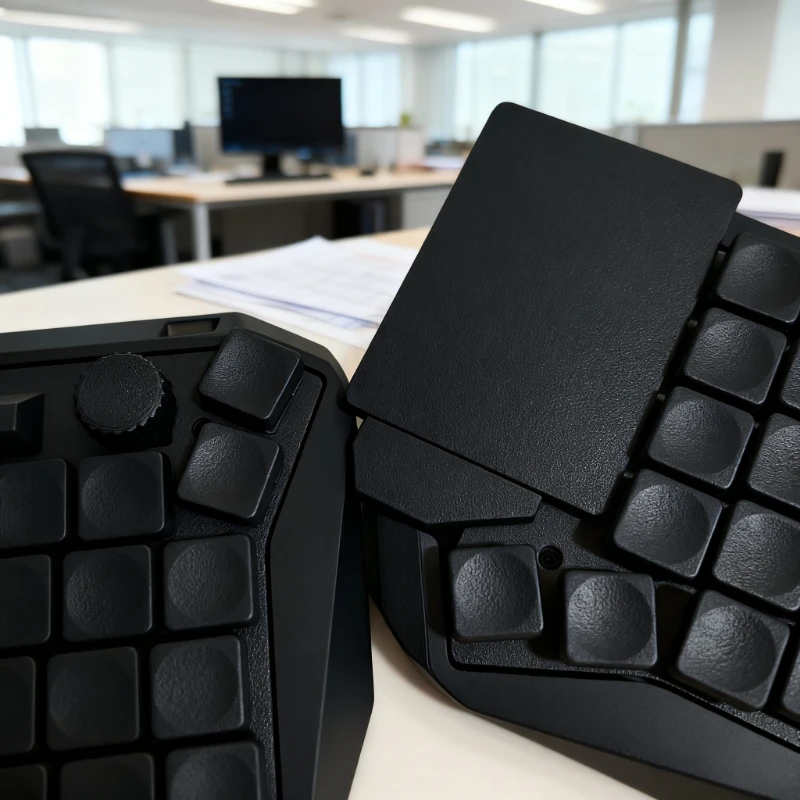 Hot sales Sofle Touchpad Split Keyboard Custom Wired Single-mode Hot-swap RGB Large Square Touchpad for Mouse Ergonomics Gamers