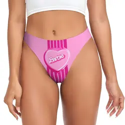 Custom Womens Anime Cartoon Barbie G-string Thongs Comfort Panties Underwear