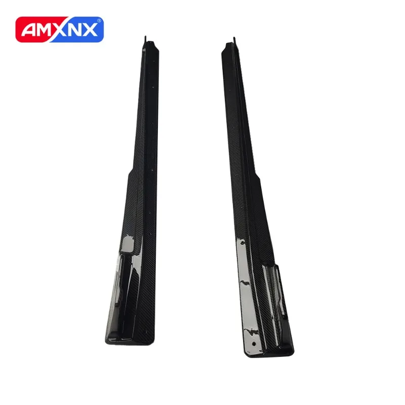 For BMW G87 M2 2023-IN Real Dry Carbon Fiber Side Skirts Separate Diffuser Apron Spoiler Parts Body Kit Car Accessories