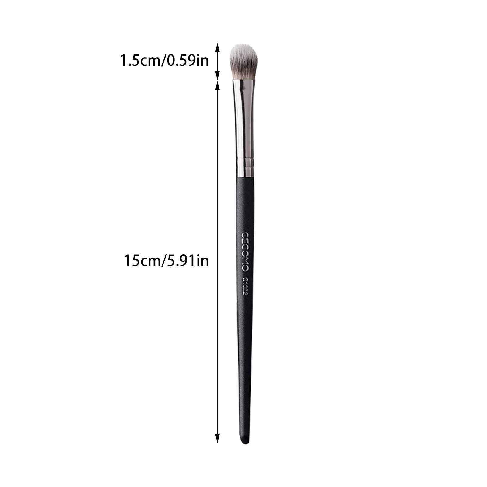 แปรงคอนซีลเลอร์ kuas Rias รอบดวงตาคอนซีลเลอร์ครีมเกลี่ยอายแชโดว์เนื้อนุ่มเครื่องมือความงามแต่งหน้าพรีเมียม