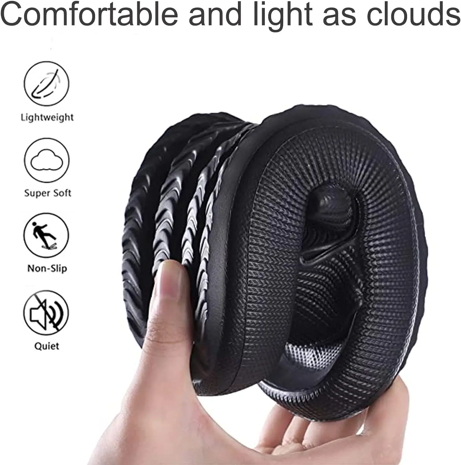 Cloud Sliders Women Men Cushiony Slippers with Thick Outsole, Anti-Slip Waterproof Pillow Sliders for Bathroom, Pool and Outdoor