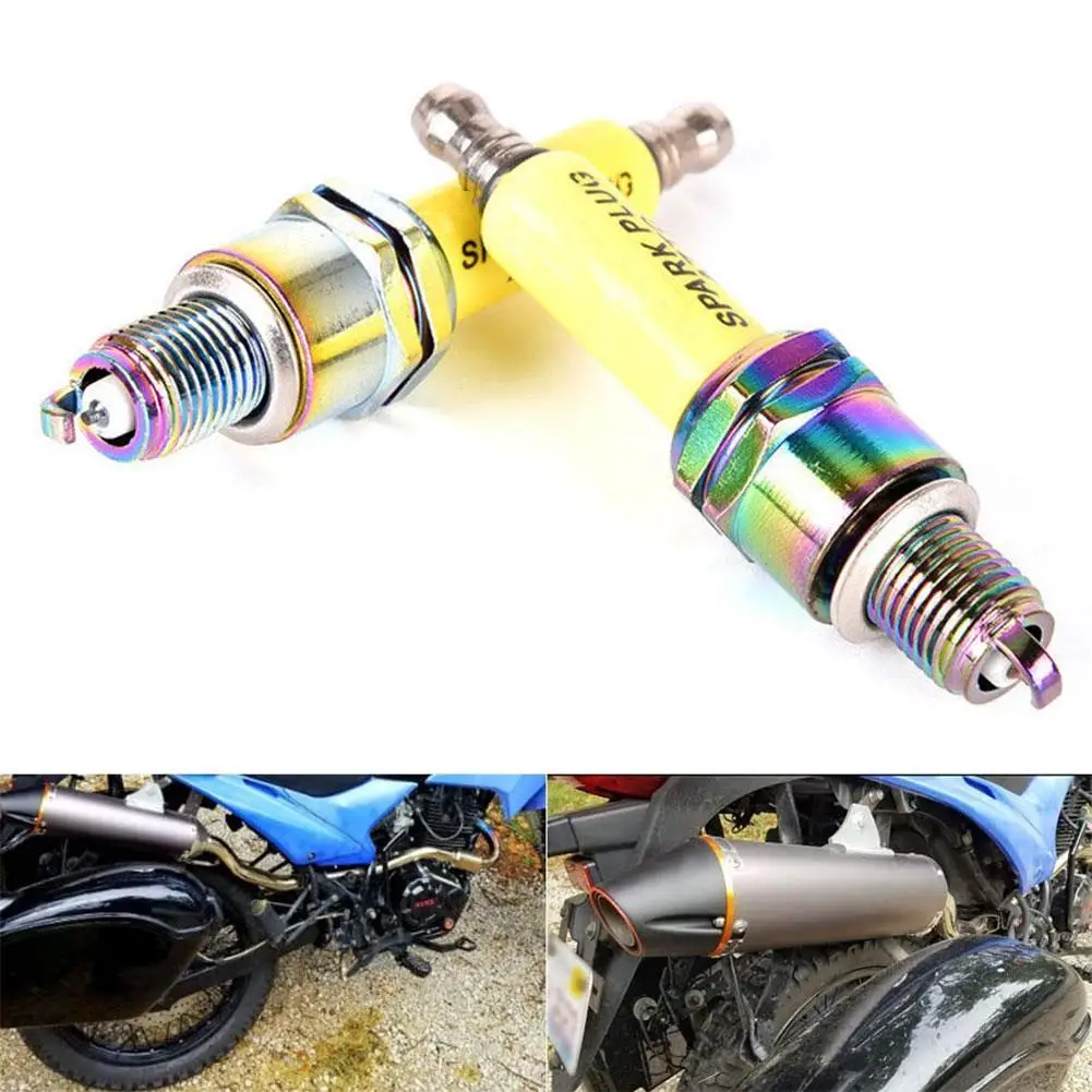 2PCS Vertical Engine CG Series 125cc 150cc 200cc 250cc Off-road Vehicle Motorcycle 250CC Scooter New Spark Plug D8TC